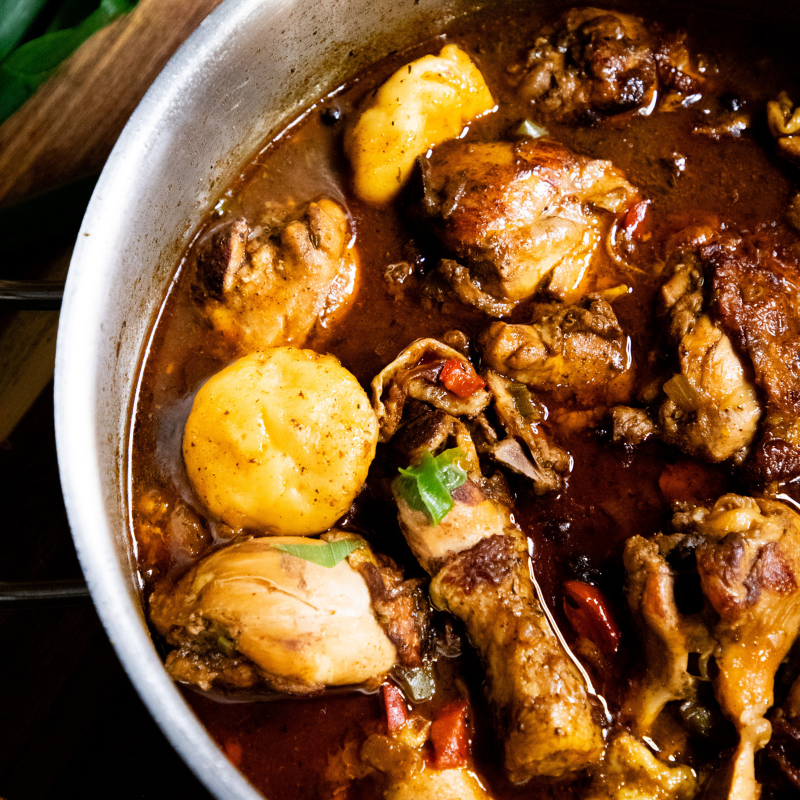 Jamaican Brown Stew Chicken