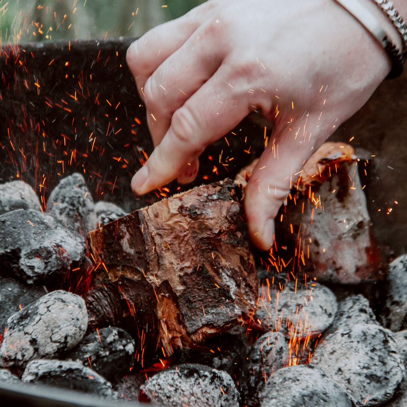 Grillholz Apfel - Smokerholz für Jamaican BBQ