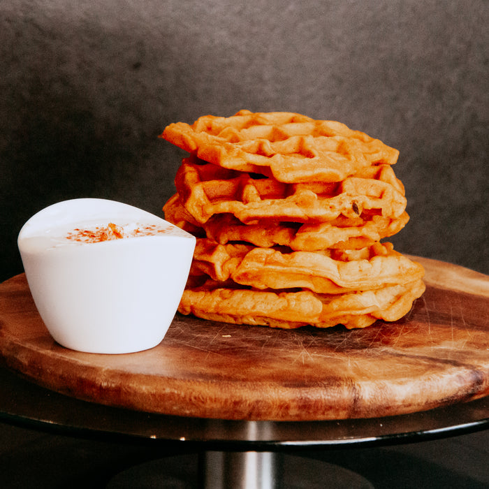 Süßkartoffelwaffeln