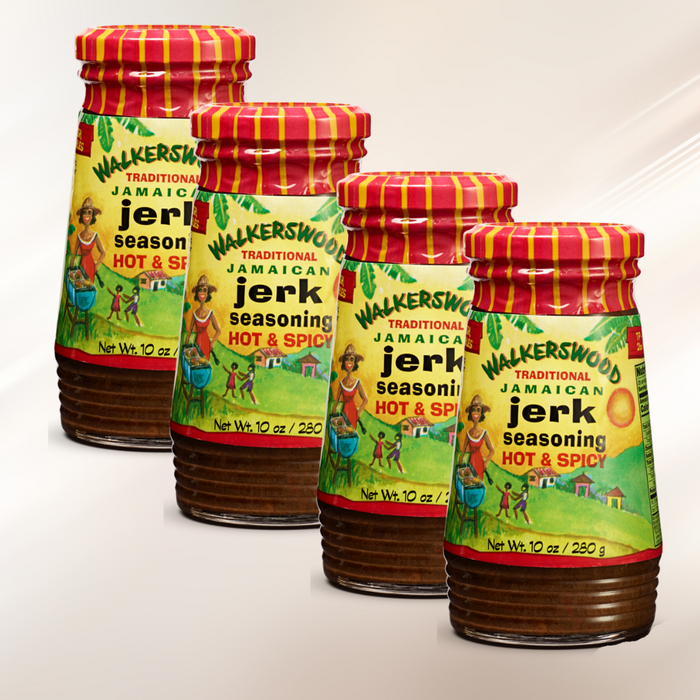 Bundle 4er walkerswood Jerk Seasoning Hot & Spicy