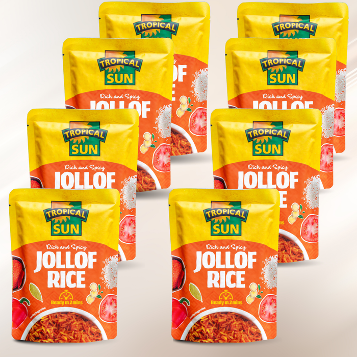 Tropical Sun Jollof Reis für die Mikrowelle
