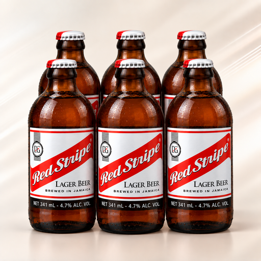6er Bundle Red Stripe aus jamaika