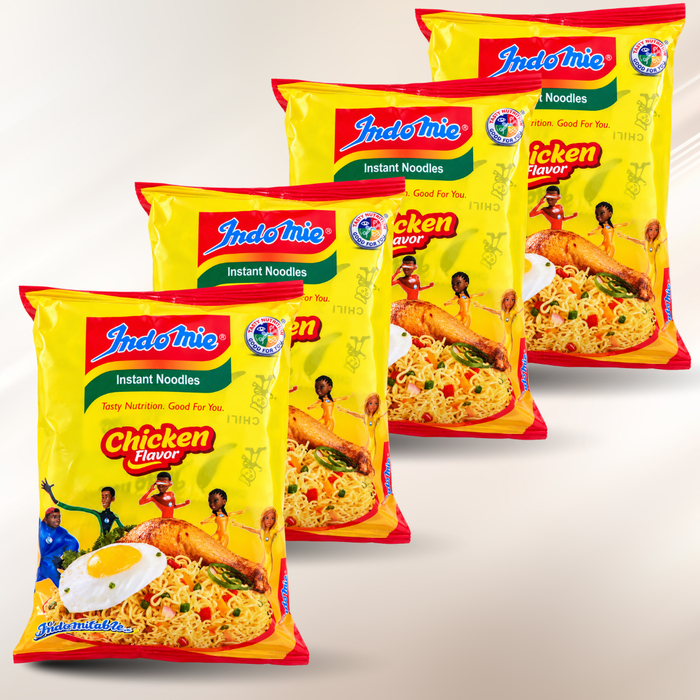Indomie Chicken Flavor - Instant Nudelgericht aus Nigeria 4er Pack