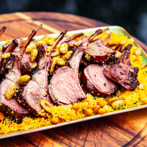 Jerk Lamm mit Couscous