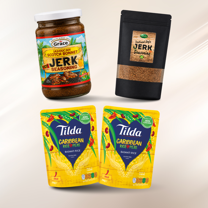 Jerk Chicken & Rice and Peas Bundle