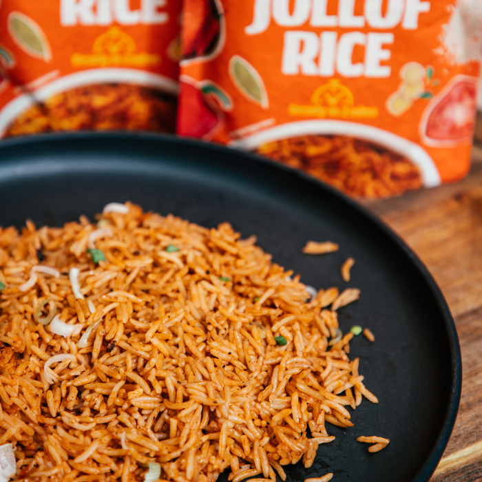 Jollof Mikrowellenreis einfach