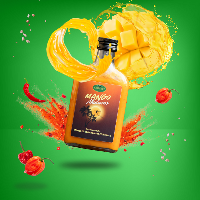 Karibische Mango-Scotch Bonnet Chilisauce für BBQ, Dips und Glasuren