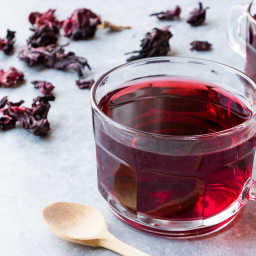 Jamaikanischer Hibiskus Tee mit Ingwer