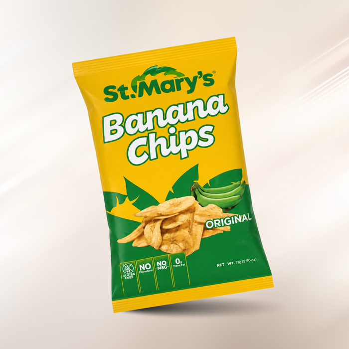 St. Mary's Banana Chips - Snack aus grünen Bananen 75 g