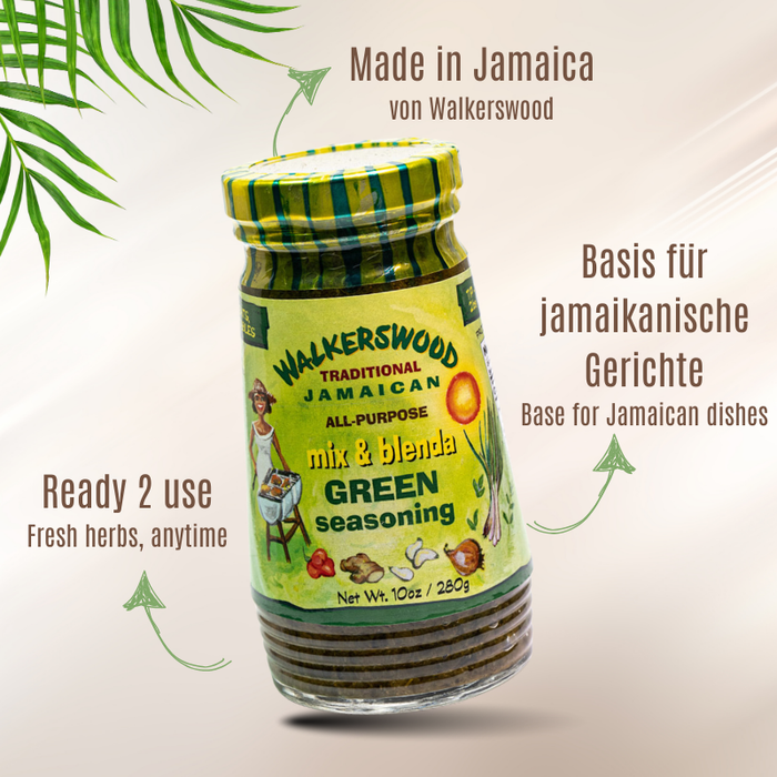 Green Seasoning recipe - traditionell jamaikanisch