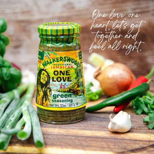 One Love Green Seasoning walkerswood & Bob Marley